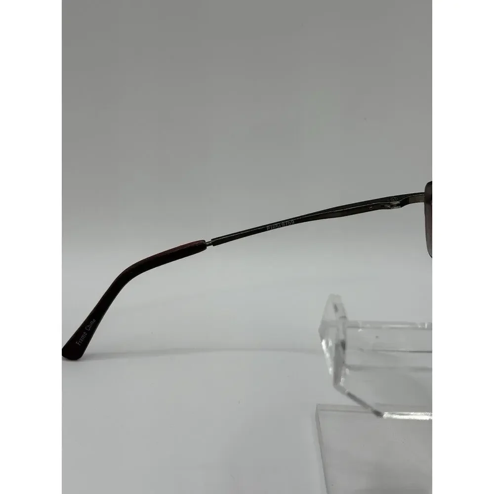 Panama Jack Rimless Sunglasses Brown Gradient Rectangular Unisex PJ659 59